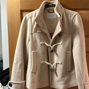 Banana Republic cream short wool coat. Great shape, worn just a couple of times
